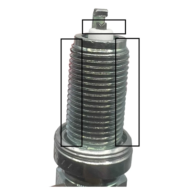 شمع خودرو ان جی کی مدل LFR6C-11 91823 مناسب برای پژو 206 تیپ 5  بسته 4 عددی