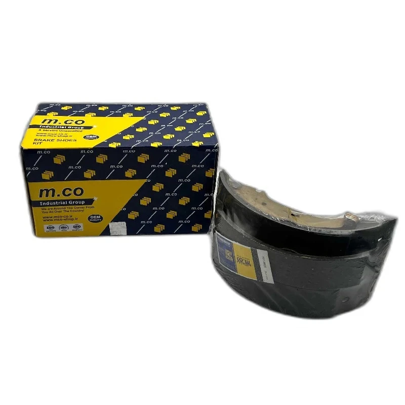 لنت ترمز عقب کفشکی امکو مدل M112005 دو جفت مناسب برای پژو 206 تیپ 3