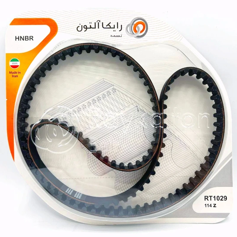 تسمه تایم رایکالتون مدل 114HNBR مناسب برای پژو 405