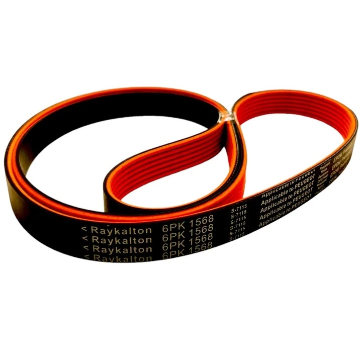 تسمه دینام رایکالتون مدل مولد روکش دار EPDM کد 6PK1564 مناسب برای پژو 206 تیپ 5 و 6