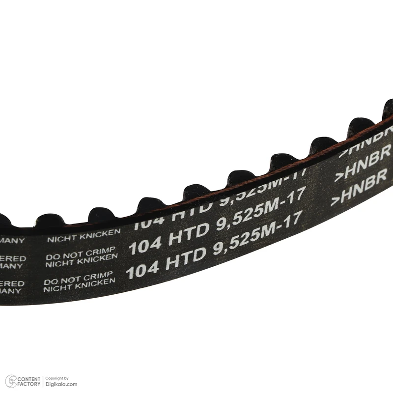 کیت تسمه تایم رایکالتون کد RT971-104Z مدل 104 دندانه HNBR مناسب برای پژو 206 تیپ 2 و 3